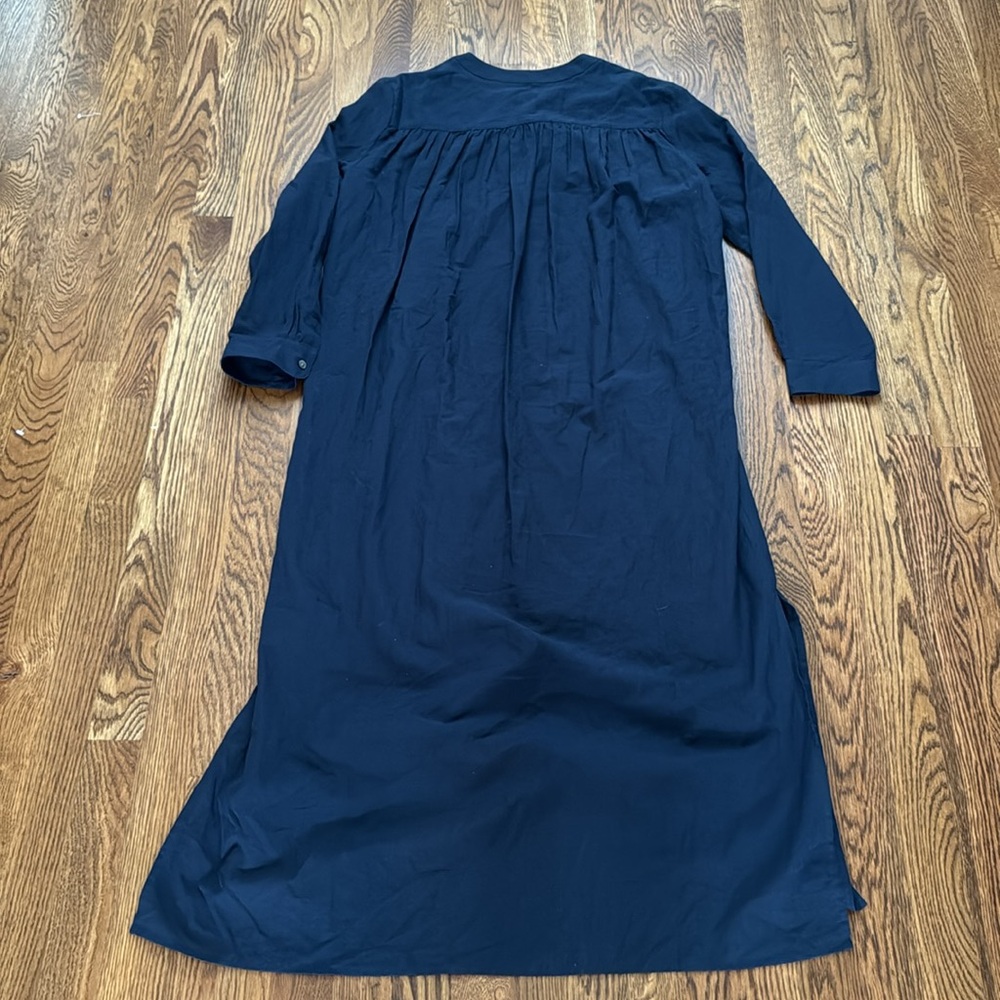 Jenni Kayne Navy Button-Front Maxi Dress - Picture 6 of 8